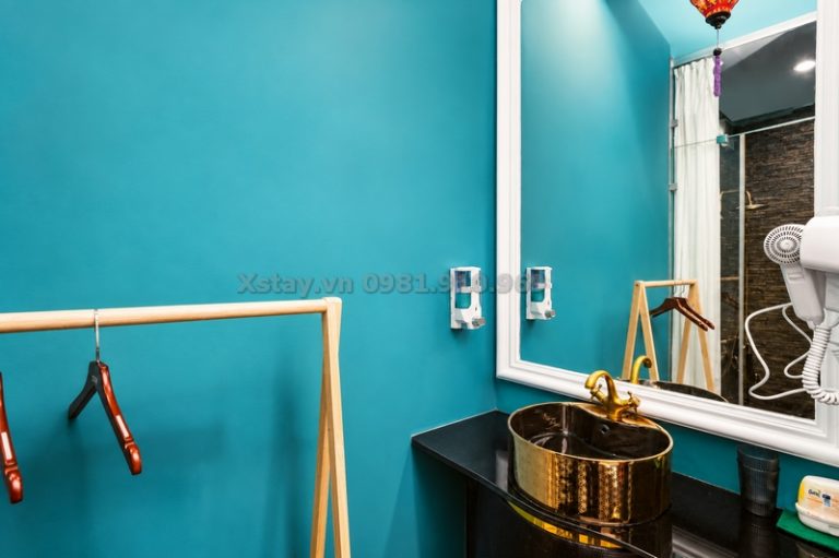 Lavabo phòng tắm riêng của CUPID X Stay Hải Phòng